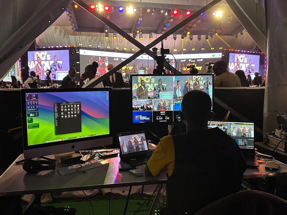 Jotek livestream control desk at the 101 District Conference DG's Banquet